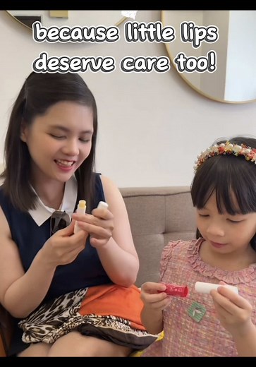 Because little lips deserve care too! 🍎 #blindlupusmom #blindmom #momsoftiktok #kidsoftiktok #lipcare #nivea #lipcareroutine #lipbalm #lipbalmforkids #fyp