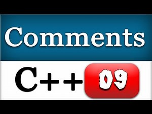 C++ Comments | CPP Programming Video Tutorials