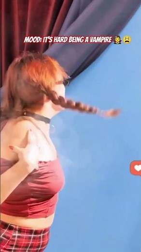 Mood: it’s hard being a vampire 🧛‍♀️😩