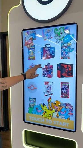 We caught a Pokemon vending machine RESTOCK! 🔥 #pokemon #pokemoncards #pokemontcg
