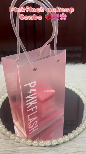 15K views · 330 reactions | Pink flash makeup combo 梁✨Ato cute cute iteam ace vitore Makeup ar sathe bag tao thakbe 殺 Gift korar jonno perfect akta combo @3rd person apanke ata gift korbe﫣#anvistore #cuteproducts #fyp #products #viralproducts #lipbalm #cutecomb | Anvi store | Facebook