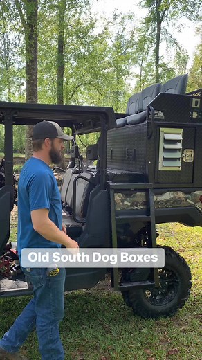 Bird rig dog box review! Tons of options! Easy to install! All welded aluminum dog box! Built for a lifetime! #CanAm #PolarisRANGER #dogbox #birddog #birddogtraining | Old South Dog Boxes