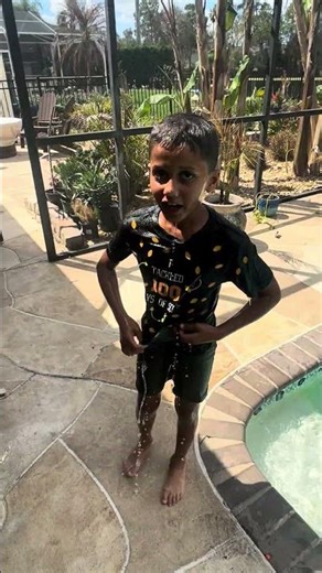 Cold Pool Jump Challenge! Like and Subscribe