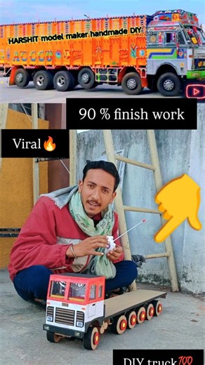 best_cardboard_tutorial on Instagram: "RC truck TATA sigma truck handmade cardboard se with remote control Fully working truck @harshit_model_makerr #trending #view #viralvideos #viralreelsvideo #trendingreels"