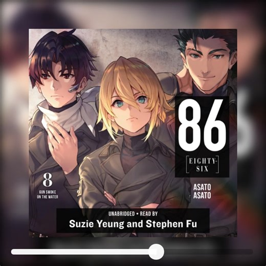 1.7K views · 14 reactions | A path to purpose laid with iron rails... Narrated by Suzie Yeung and Stephen Fu, listen to what lies ahead for the Eighty-Six in the hopes of a war-free world of tomorrow. 86--EIGHTY-SIX, Vol. 8 (audio) is available now! https://buff.ly/43kP8lu | Yen Press | Facebook