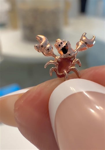 Celebrate Joy with Sebastian the Crab Charm