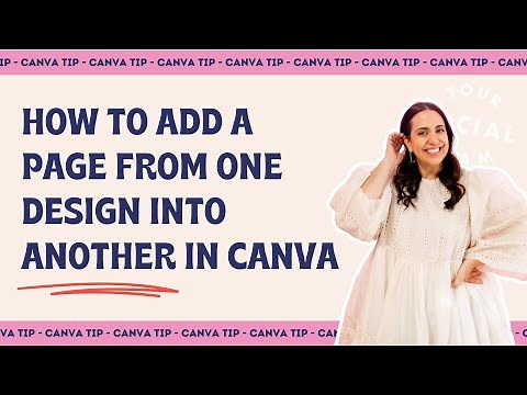 Canva Tip: How to Add a Page from One Canva Design into Another