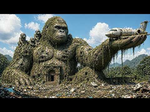 Abandoned Giant Gorilla Hideout Found — Inside Was UNBELIEVABLE!(Before & After)