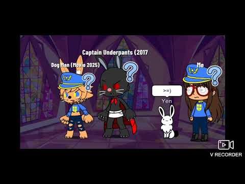 Dog Man🐶👮 (2025) And Captain Underpants🦸‍♀️🩲 (2017) Turns Into Were-Rabbits🐰🐰🌕 (Gacha Neón)