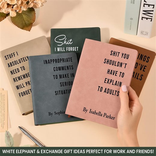 Personalized Coworker Journal, Custom Name Funny Work Notebook, Meeting Notebook, Sarcastic Notebook, Funny Boss Colleague Christmas Gift - Etsy UK