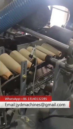 Kraft Paper Cone Manufacturing Machine For sale #papercone #papertubemachine