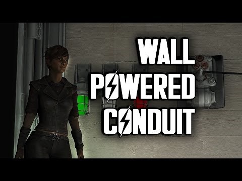 How the Wall Powered Conduit Works in Vault-Tec Workshop - Fallout 4