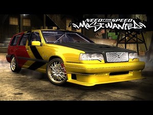 NFS Most Wanted | Volvo 850R Estate Car Mod Tuning & Gameplay