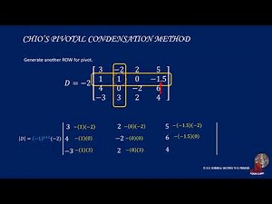 MATRIX ALGEBRA : CHIO'S PIVOTAL CONDENSATION OF A 4 X 4 MATRIX WITHOUT 1