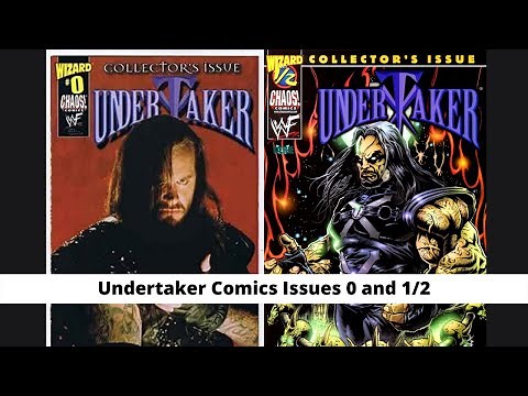 Undertaker Comics from WWF and Chaos! Comics