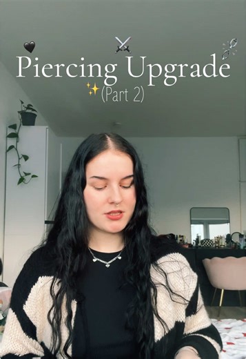 🎥FROHES NEUES ihr Lieben!!🖤Danke an alle, die mich seit August supporten!!😘🫶🏼 Habt ihr schon mal Schmuck bei Crazy Factory bestellt oder was ist euer Go-To Shop für Piercings?🫶🏼 #septum #septumpiercing #piercing #fyp #piercingtok