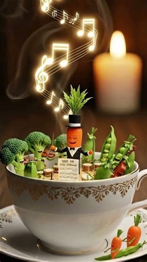 This concert is being conducted by a carrot… 🥕🎶 #shorts #asmr #asmrfood