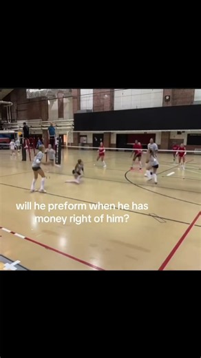 Great effort to hit the ball over the net 🤭🏐 #volleyball