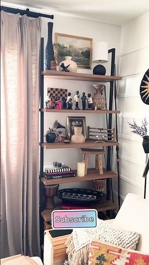 How I Styled My Boho Shelves | Home Decor Inspiration #diy