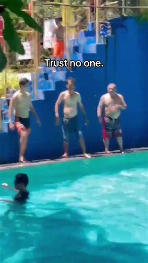 Bruhhhhhhhhhh 😭 #pool #friends #trick (h/t restrictfootage/X) | pool