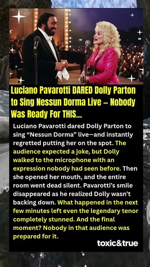 Luciano Pavarotti DARED Dolly Parton to Sing Nessun Dorma Live — Nobody Was Ready For THIS#shorts