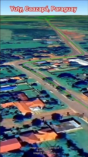 Yuty, Caazapá, Paraguay #googleearth #automobile #travel
