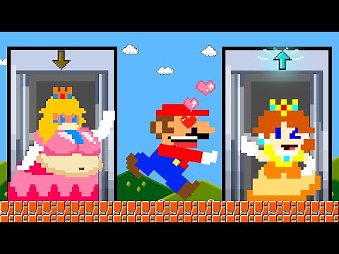 Super Mario Bros: Who is Mario's love? Peach Fat or Daisy | Game Animation