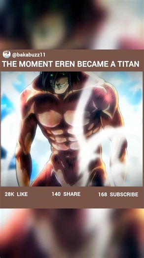 The First Time Eren Turned Into a Titan | Attack on Titan