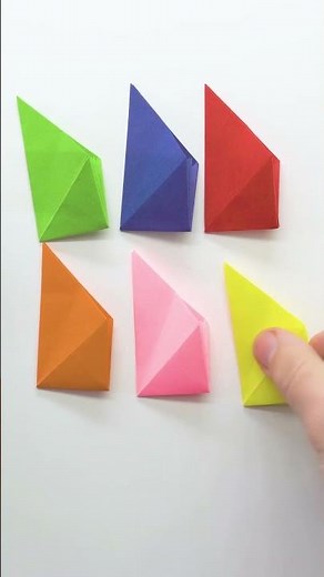 How to make 3D origami Flower Paper flowers