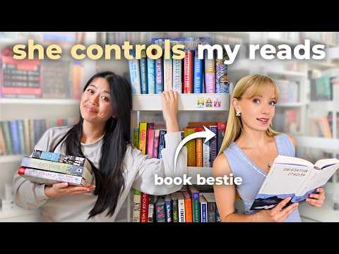 I let my book bestie control everything I read for a week... 👀📚