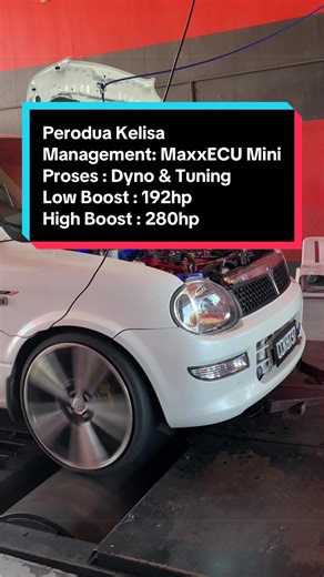 Perodua Kelisa Management: MaxxECU Mini Proses : Dyno & Tuning Low Boost : 192hp High Boost : 280hp #kelisa #perodua #maxxecu