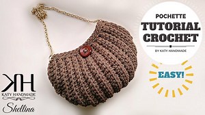 5.9K views · 256 reactions | Tutorial pochette Shellina - Borsa conchiglia  Seguimi anche su YouTube  https://youtube.com/c/katyhandmadeKB | Katy Handmade | Facebook