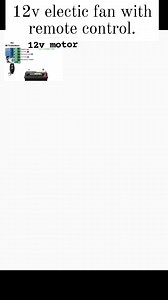 12v electric fan wirings diagram with speed controller and rf remote control. #everyonehighlightsfollowers #highlightseveryonefollowers2025 #nonfollowersviewers #reelstrending | Baltazar M. Caducio