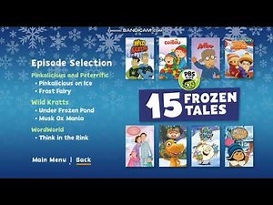 PBS Kids: 15 Frozen Tales 2020 DVD Menu Walkthrough