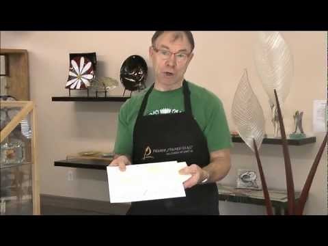 How to: Mission Style Stained Glass Lamp Pt. 1 - Setting Up and Cutting