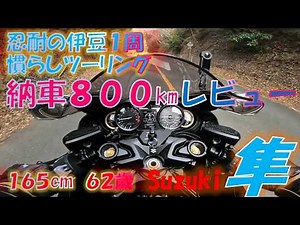 Hayabusa 800km Review: 165cm, 62-year-old's Patient Break-in Riding and Izu Touring
