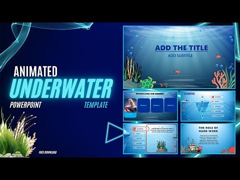 Ocean Inspired Editable PowerPoint Template I Free Download ⬇️