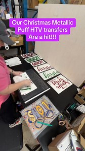 We’re so glad you love our new Metallic Puff HTV transfers. #craftstagram #puff #metallicpuff #hTV #christmas #grinch #crafts #craftstore #puffhtv #mckinneytx #mckinneytxmoms #mckinneymoms #prospertx #prospermoms #celinatx #celinamoms #friscotx #friscomoms #annatx #melissatx #littleelmtx #aubreytx | My Vinyl Craft