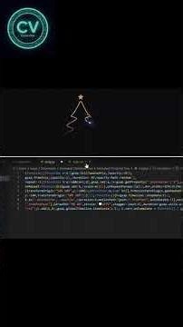 Animated Christmas Tree 🎄#youtubeshorts #programming #code#shots