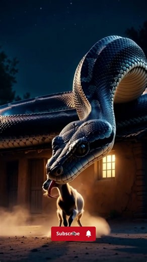 Huge Snake Attacks Goat on Roof – Epic Wildlife Caught on Camera!"