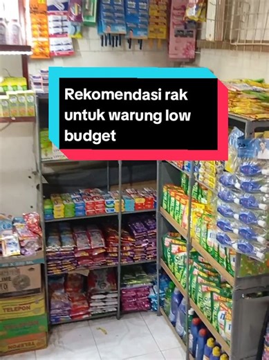 Rekomendasi Rak Pajangan Warung Low Budget