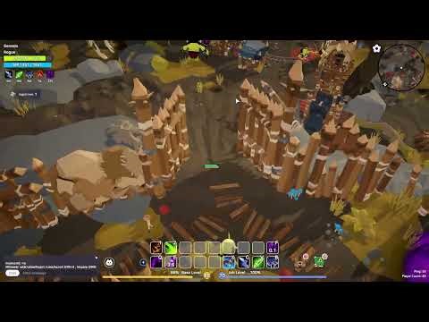 Spiritvale Playtest (0.3.3) | Flaming Shinobi (Rogue - Lvl 86) at Goblin Village | Gameplay