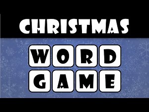 Scrambled Word Games - Guess the Christmas Jumbled Words - Family Game Night - Merry Christmas Fun