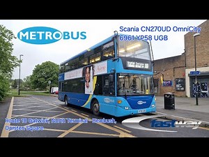 Metrobus Fastway 10 Gatwick, North Terminal - Bewbush, Dorsten Square. 6961