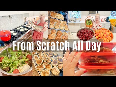 Huge cooking marathon on the homestead, so much food!