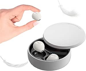 Smallest Earbuds Invisible Bluetooth Earbuds Mini Wireless Ear Buds Discreet Bluetooth Earpiece Tiny Hidden Small Ears Earbud for Work Headphones Sleep True Wireless Earpiece with Charging Case