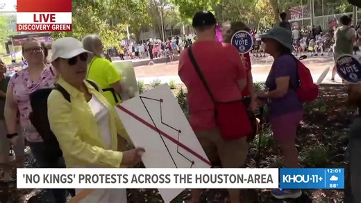 7.9K views · 116 reactions | No Kings protesters in cities across the U.S. are showing up in inflatable costumes — from giant frogs to dinosaurs. So why inflatables? The reason might surprise you: https://www.wusa9.com/article/news/nation-world/wearing-inflatable-costumes-protests/507-b841f764-006a-4fe9-89ed-6eb5a0e3c7bb?utm_medium=social&utm_source=facebook_12NewsNow | 12NewsNow | Facebook