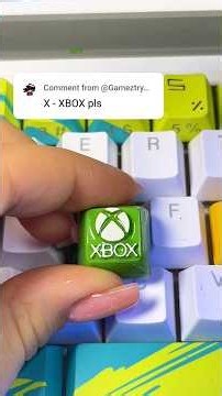 Printing X for Xbox Logo! Then Drawing on my keyboard!@xbox #3dprinting #keyboard