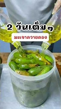 มะเขาควายดอง กรอบอร่อยมาก #ผลไม้ดอง #บอบิวบอกต่อ