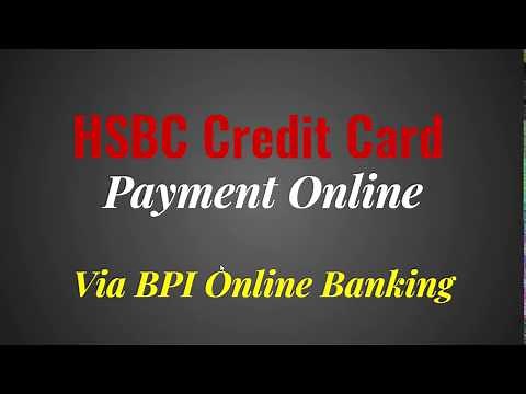 HSBC Credit Card Payment Online via BPI Online Banking